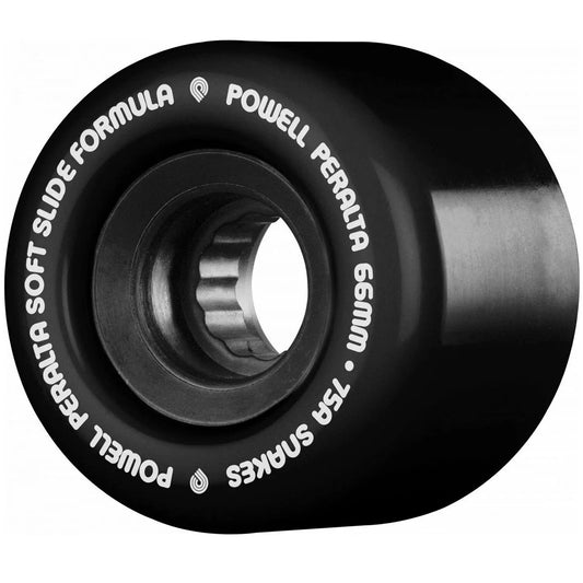 Powell Peralta Soft Slides Snakes 66mm 75A Wheels - Black POWELL PERALTA