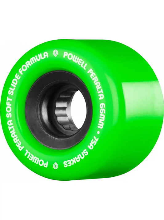 Powell Peralta Soft Slides Snakes 69mm 75A Wheels - Green POWELL PERALTA