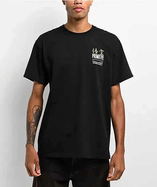Primitive Goku Energy Tee - Black PRIMITIVE