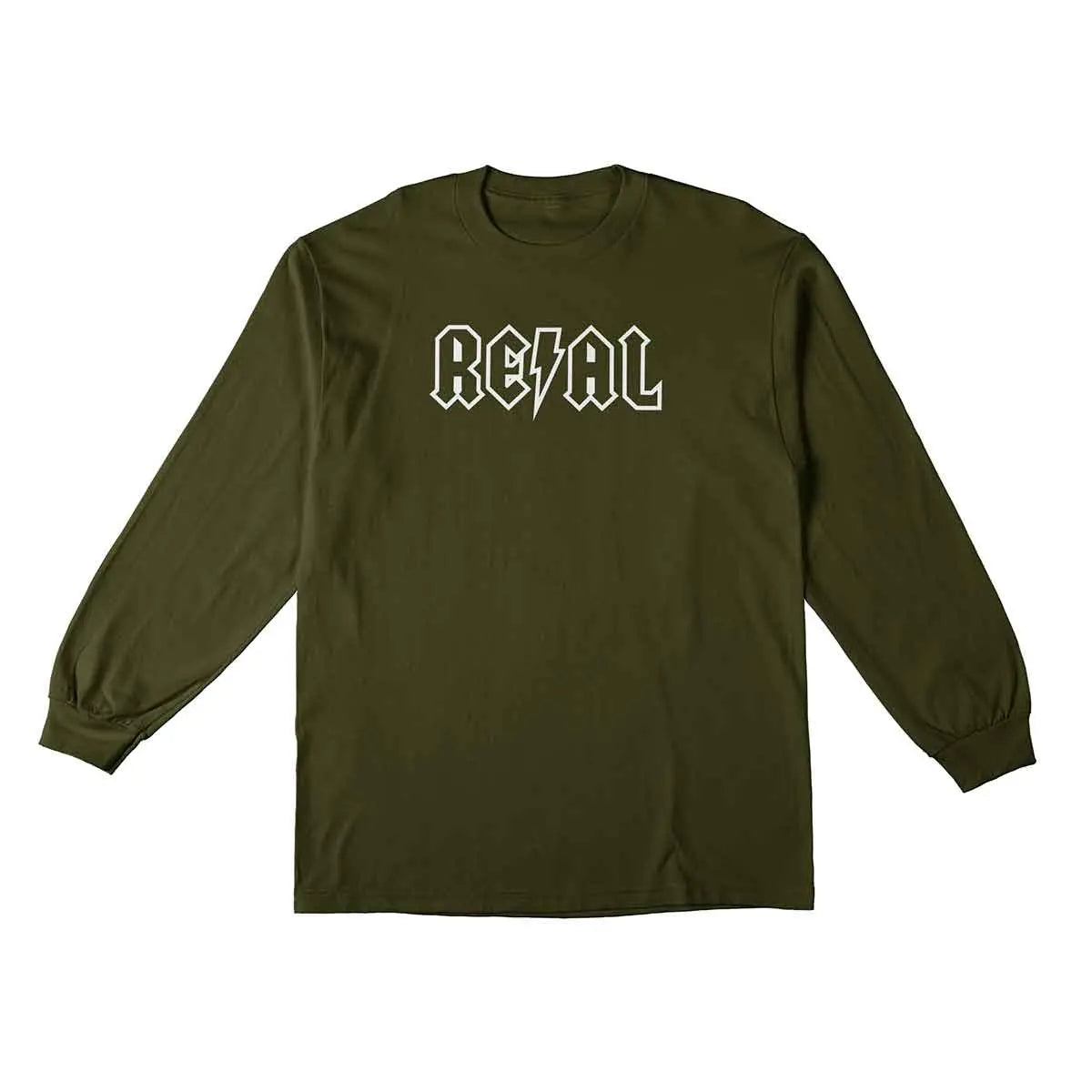 Real Deeds Long Sleeve Shirt - Military Green REAL