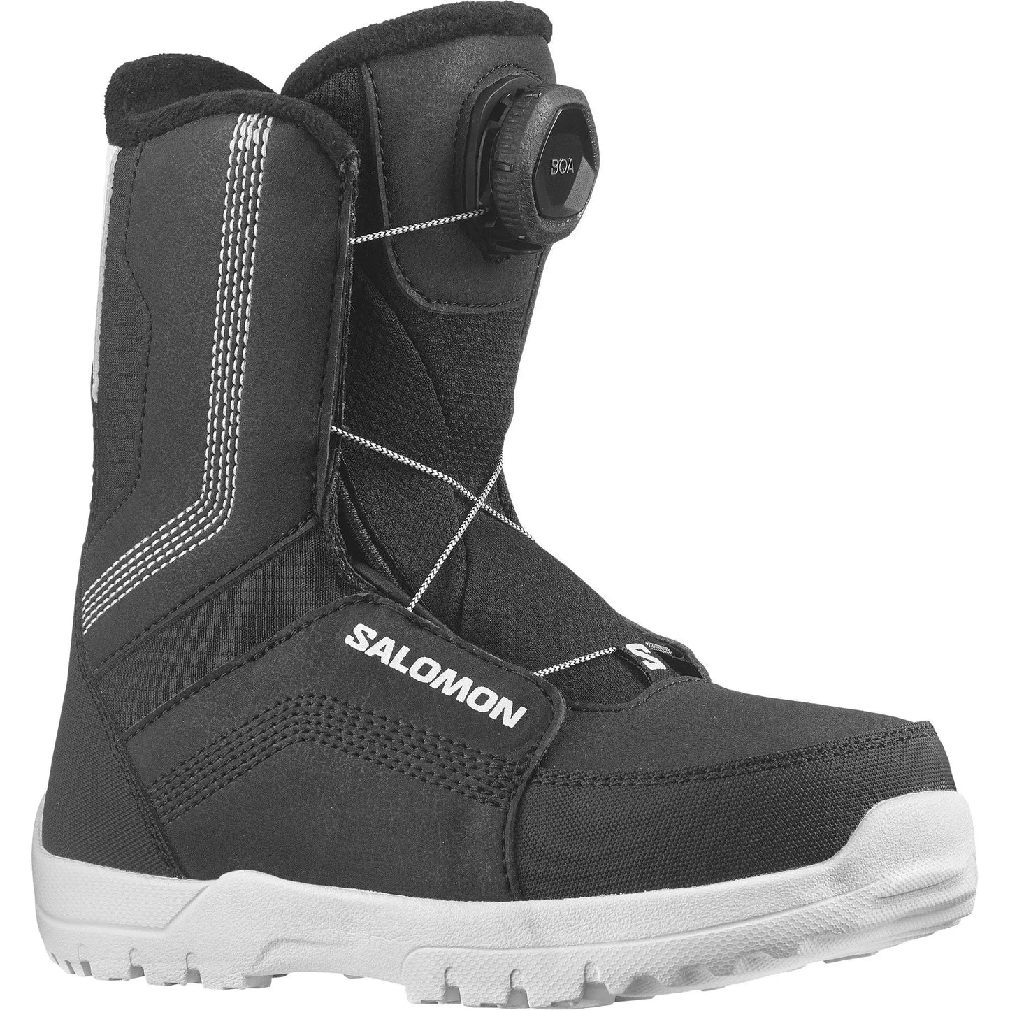 Salomon Kids Whipstar Boa Boots - Blk/Blk/Wht SALOMON