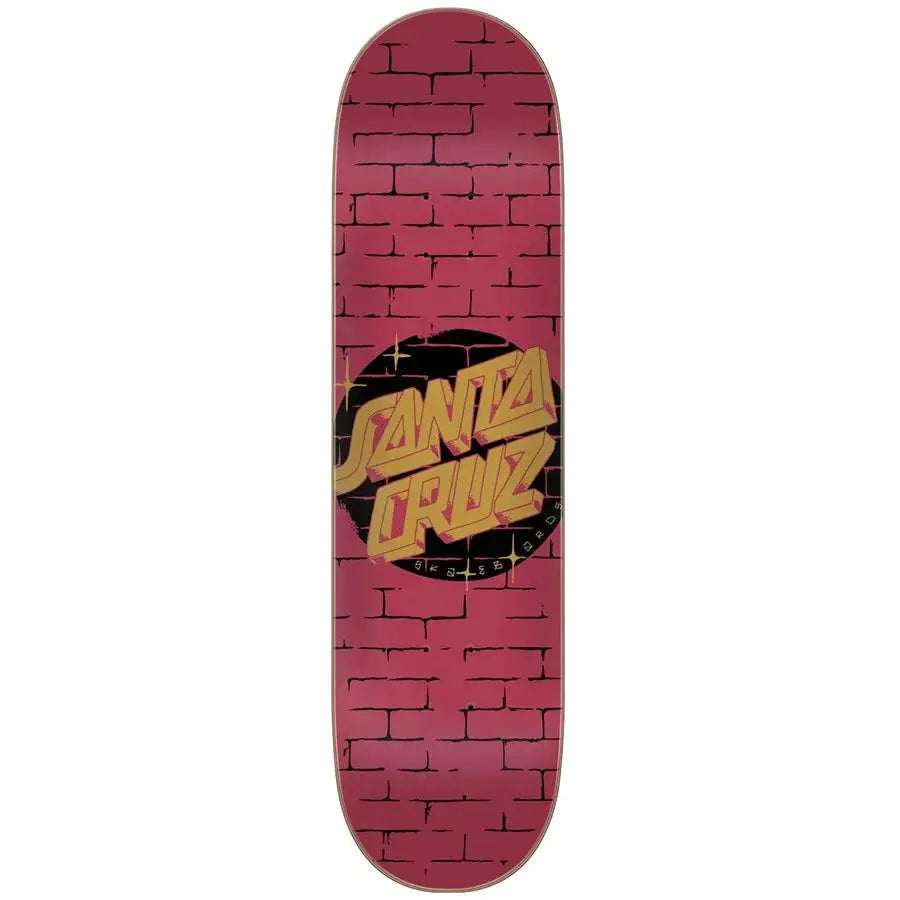 Santa Cruz Birch Scrawl Brick Dot 8.25 Deck SANTA CRUZ