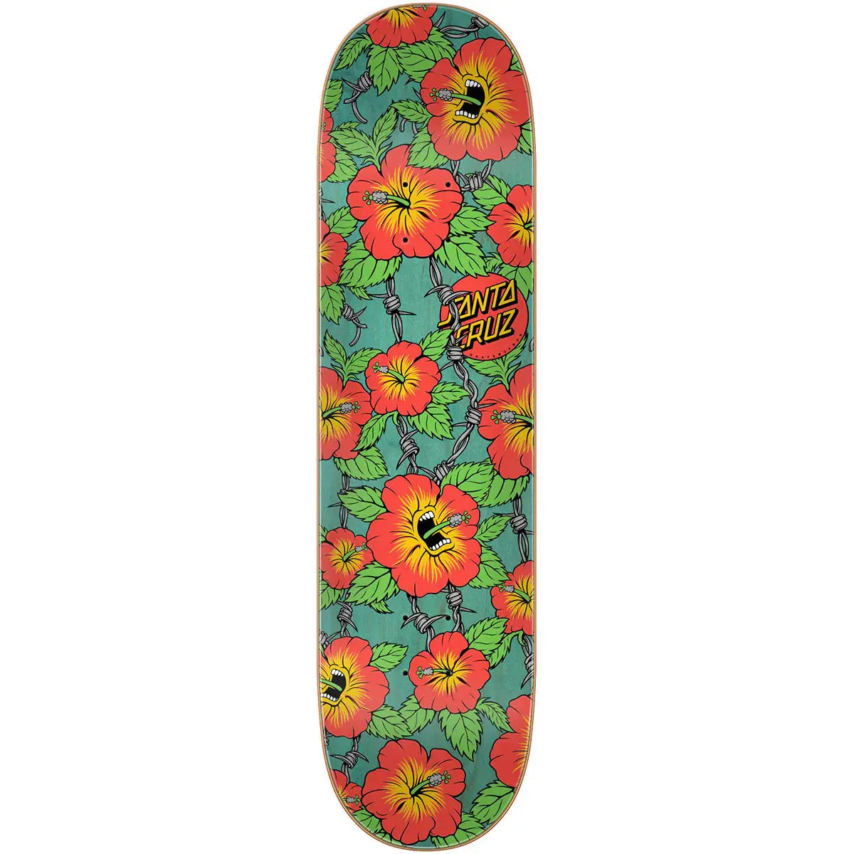 Santa Cruz Birch Screaming Hibiscus 8.0 Deck SANTA CRUZ
