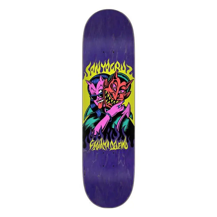 Santa Cruz Delfino Devil 8.25 VX Deck SANTA CRUZ