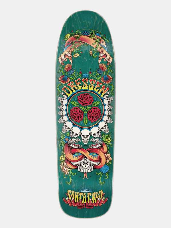 Santa Cruz Dressen Rose Crew Three 9.31 Shaped Deck SANTA CRUZ