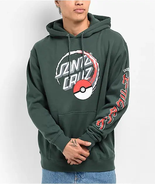 Santa Cruz Pokemon Poke Ball Dot Hoodie SANTA CRUZ