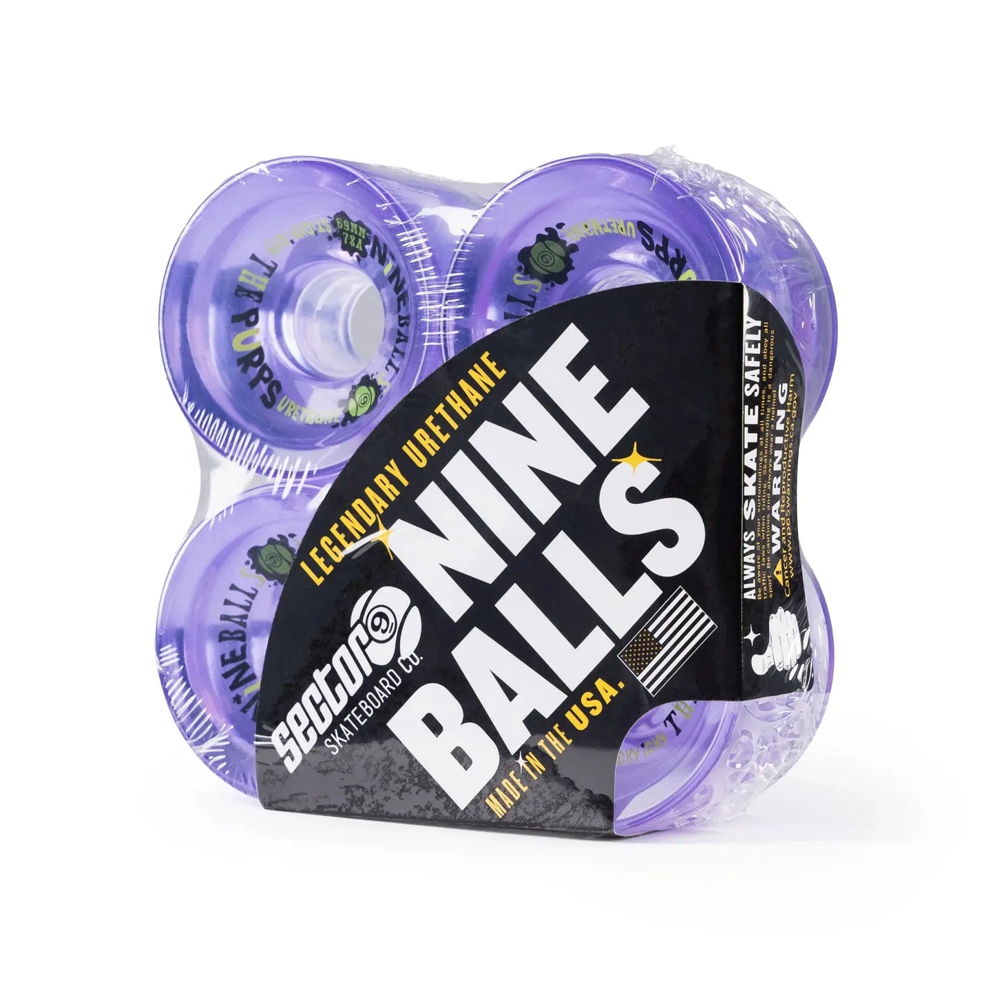 Sector 9 Nine Ball 69mm 78A Wheels - Purple SECTOR 9