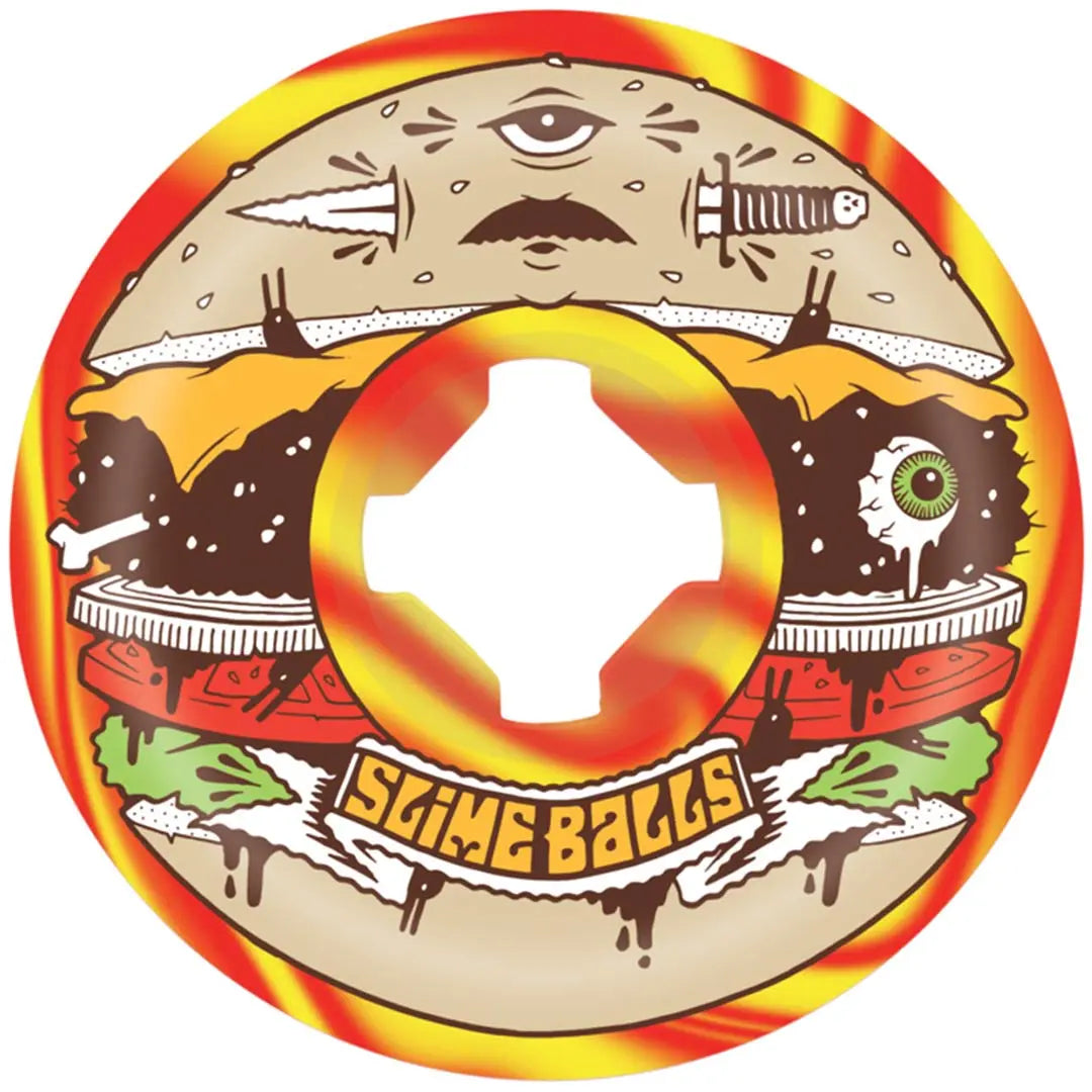 Slime Ball Jeremy Fish Burger Speed Balls 99A 56mm Wheels SLIME BALLS