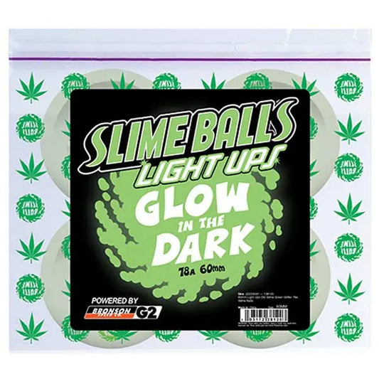 Slime Balls Light Up OG Slime GITD 60mm 78A Wheels SLIME BALLS