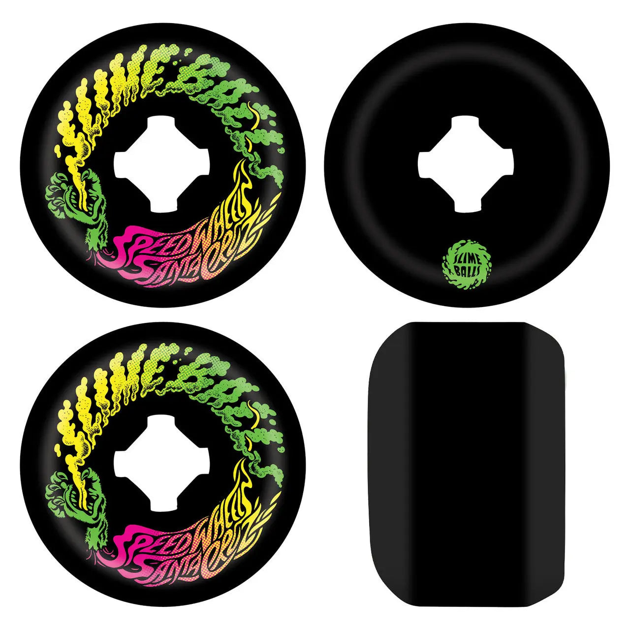 Slime Balls Vomit Mini 56mm 97A Wheels - Black SLIME BALLS