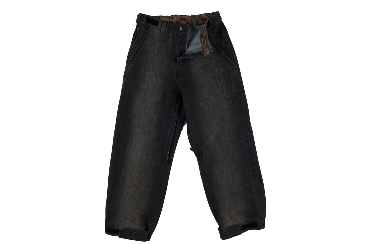 Souvenir 3 Ply Denim Pant - Black Souvenir