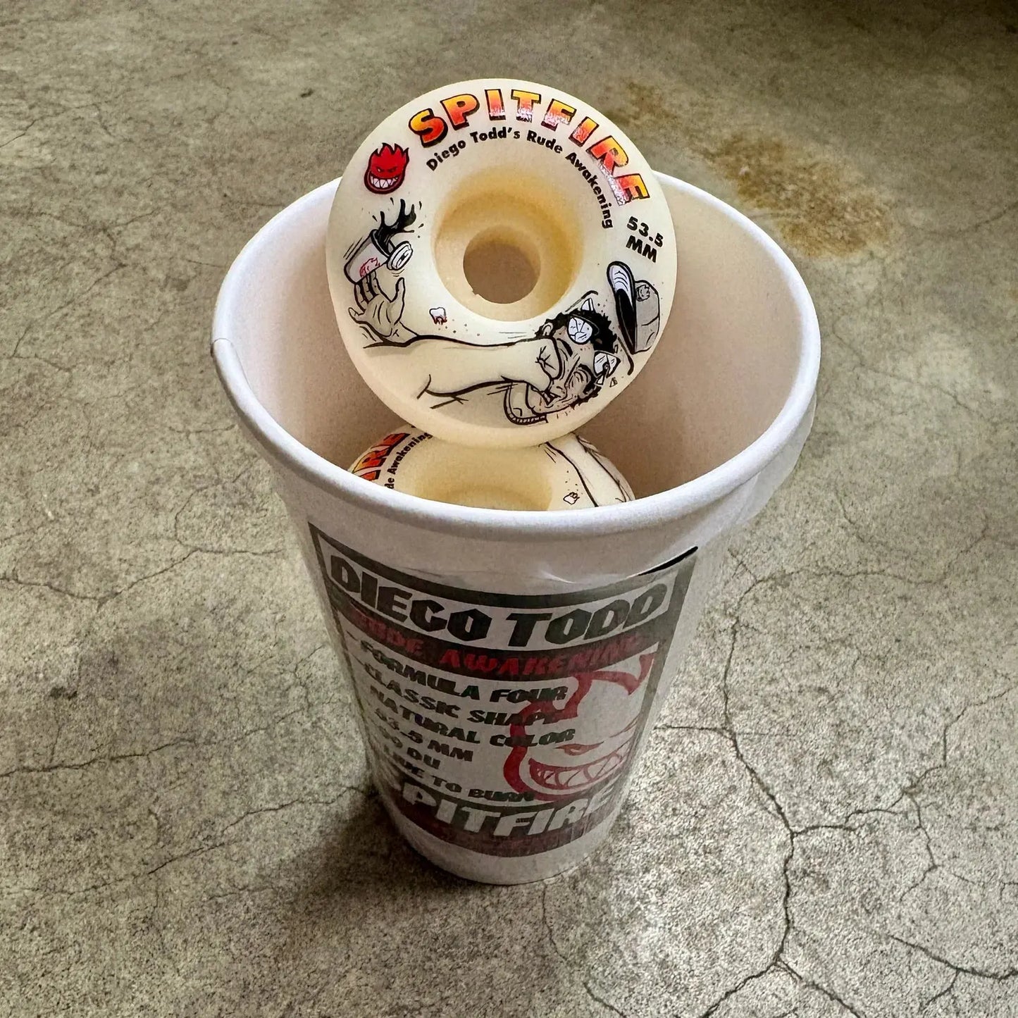 Spitfire F4 Diego Rude Awakening Classic 53.5mm Wheels SPITFIRE