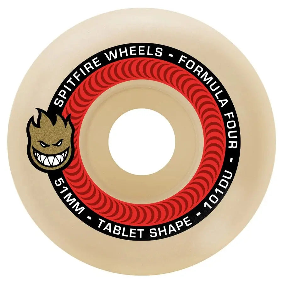 Spitfire F4 Tablet 54mm 101D Wheels SPITFIRE