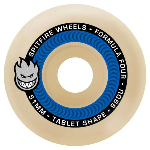 Spitfire F4 Tablet 54mm 99A Wheels SPITFIRE