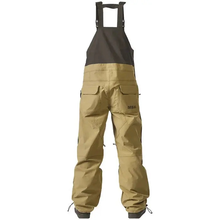 Thirtytwo Men's Basement Bib Snowboard Pants - Blk/Tan THIRTY TWO