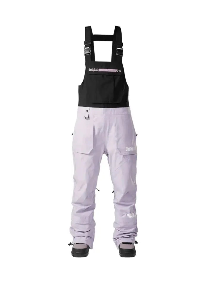 Thirtytwo Women's Basement Bib Snow Pants - Lavender THIRTY TWO