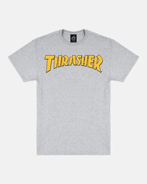 Thrasher Cover Logo Tee - Ash Grey THRASHER