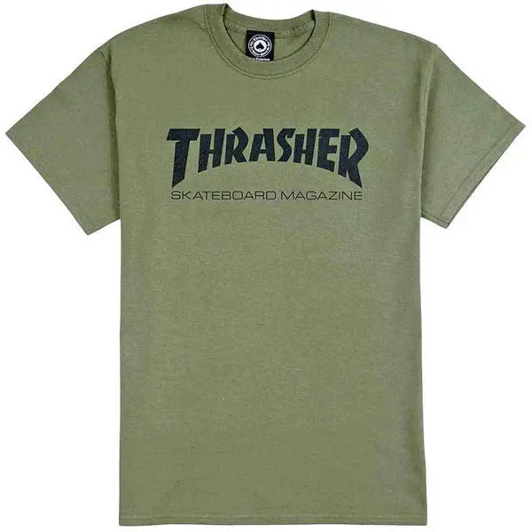 Thrasher Skate Mag Tee - Green THRASHER