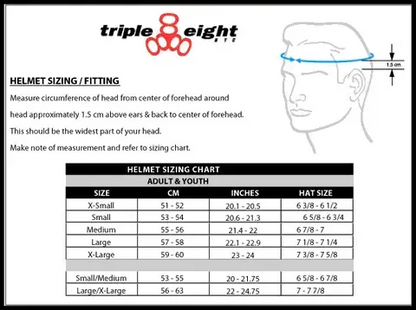 Triple 8 Certified Sweatsaver Helmet - Sunset TRIPLE 8