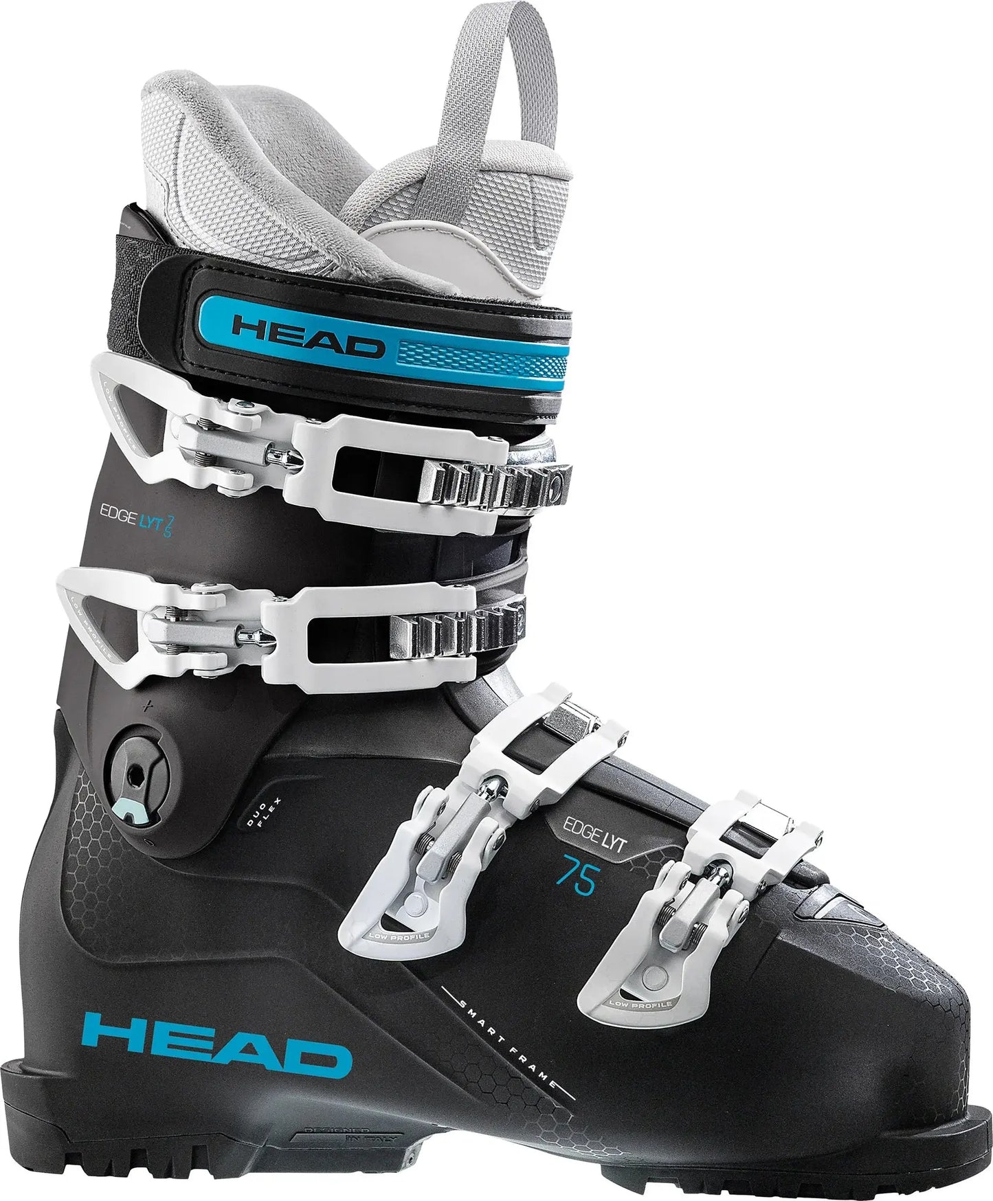 Head Women's Edge LYT 75 HV Ski Boots - Black/Turqoise Head