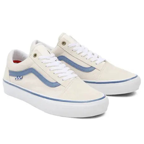 VANS OLD SKOOL SKATE SHOES - OFF WHITE VANS