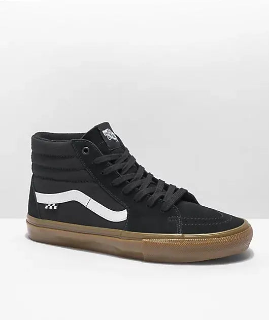 Vans Skate Sk8-Hi Shoes - Black/Gum VANS