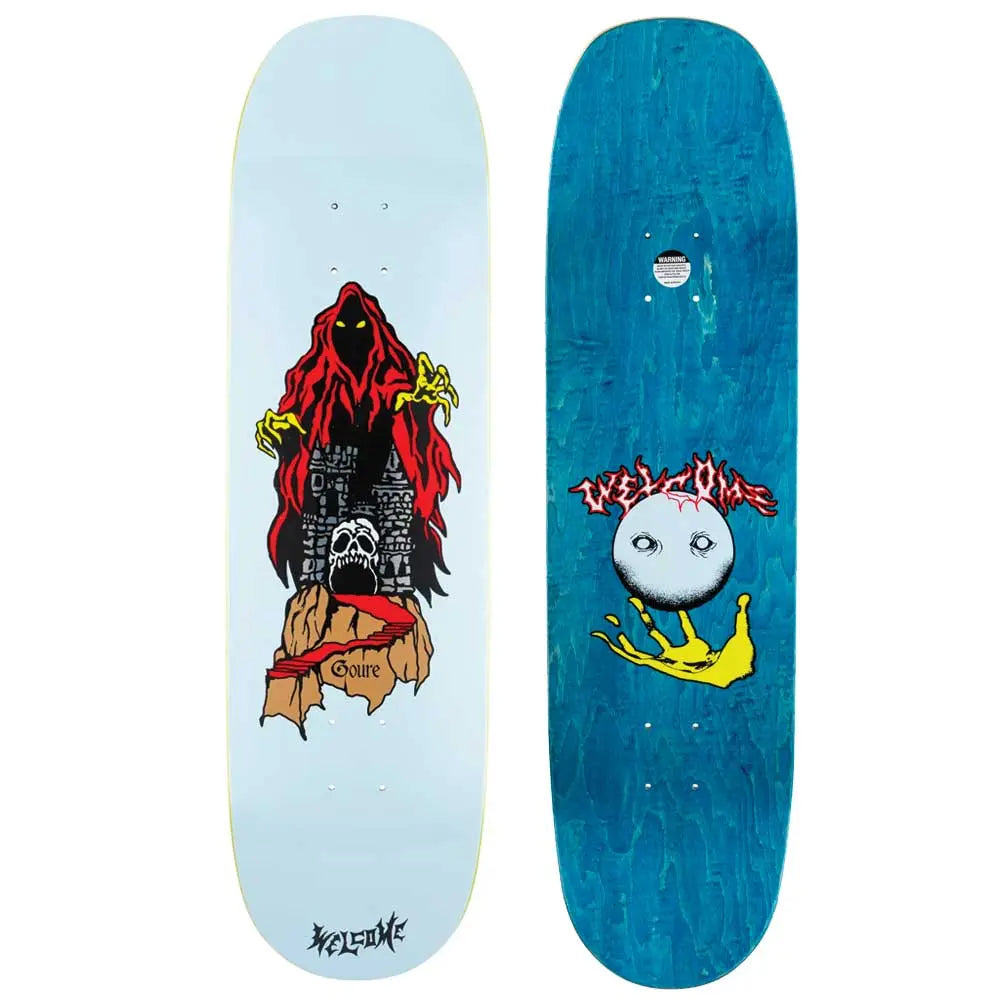 Welcome Castle Aaron Goure Pro Model on Moontrimmer 8.5 Deck WELCOME