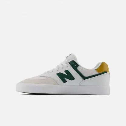 New Balance Numeric 574 Vulc Shoes - Green/White New Balance