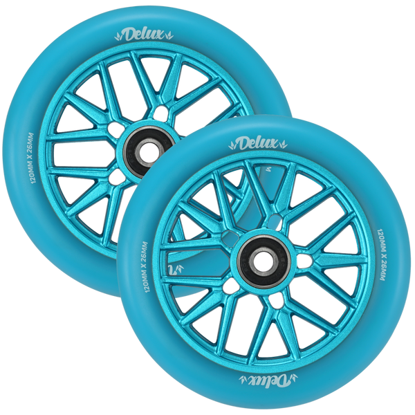 Envy Deluxe 120mm Wheels - Blue