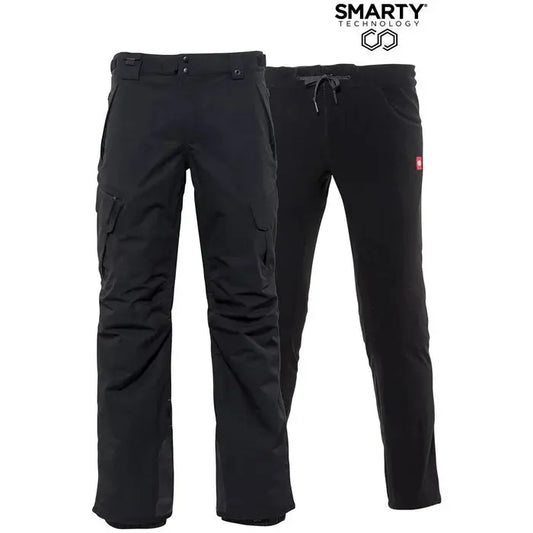 686 Smarty 3-In-1 Cargo Snow Pants - Black 686