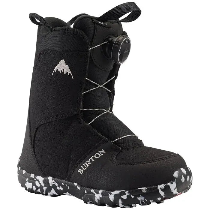 Burton Kids Grom Boa Boots - Black BURTON