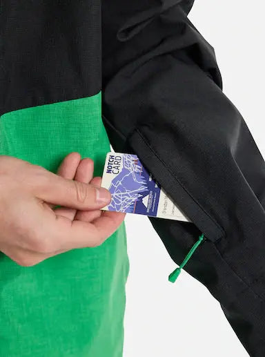 Burton Lodgepole Jacket -Blk/Clove Green BURTON