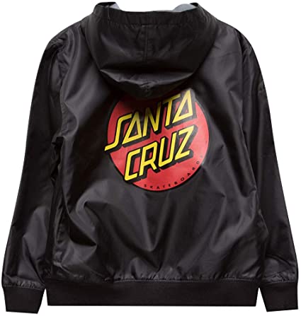 SANTA CRUZ DOT HOODED WINDBREAKER SANTA CRUZ