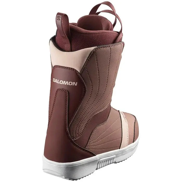 Salomon Pearl Boa Boots - Burgundy/Pink SALOMON