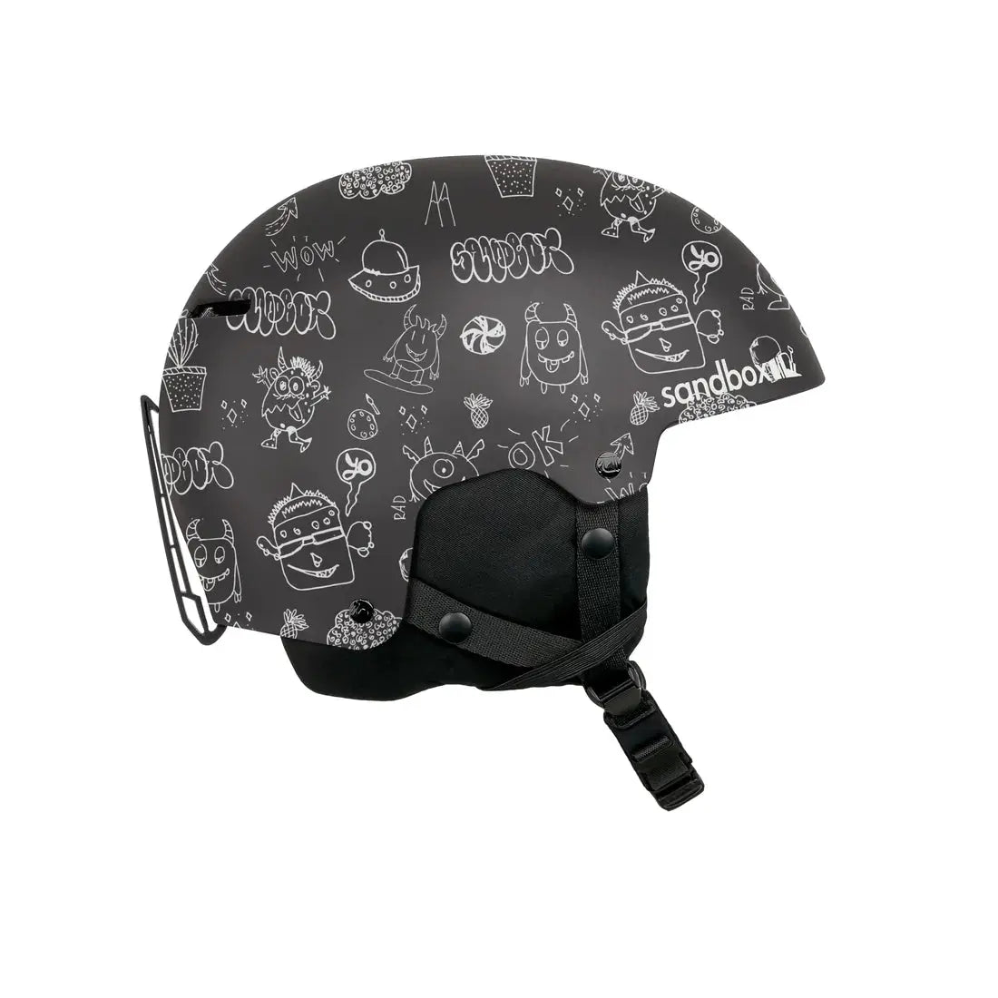 Sandbox Icon Ace Youth Snow Helmet - Doodles SANDBOX