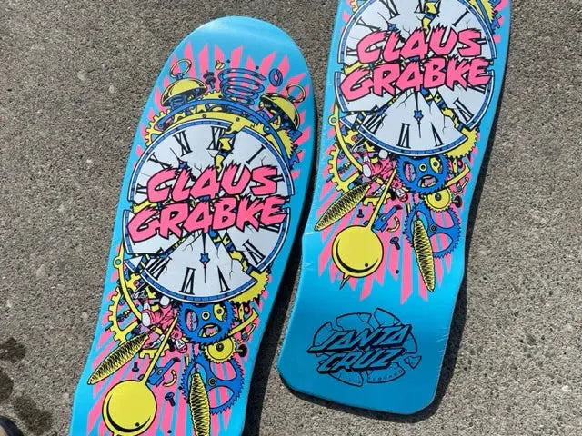 Santa Cruz Grabke Exploding Clock 10.0 Reissue Deck SANTA CRUZ