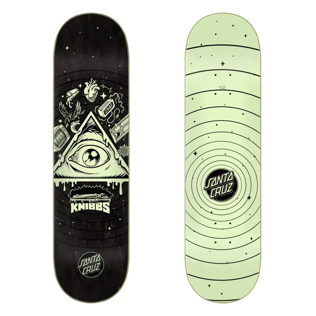 Santa Cruz Knibbs Paralysis 8.25 Skate Deck SANTA CRUZ