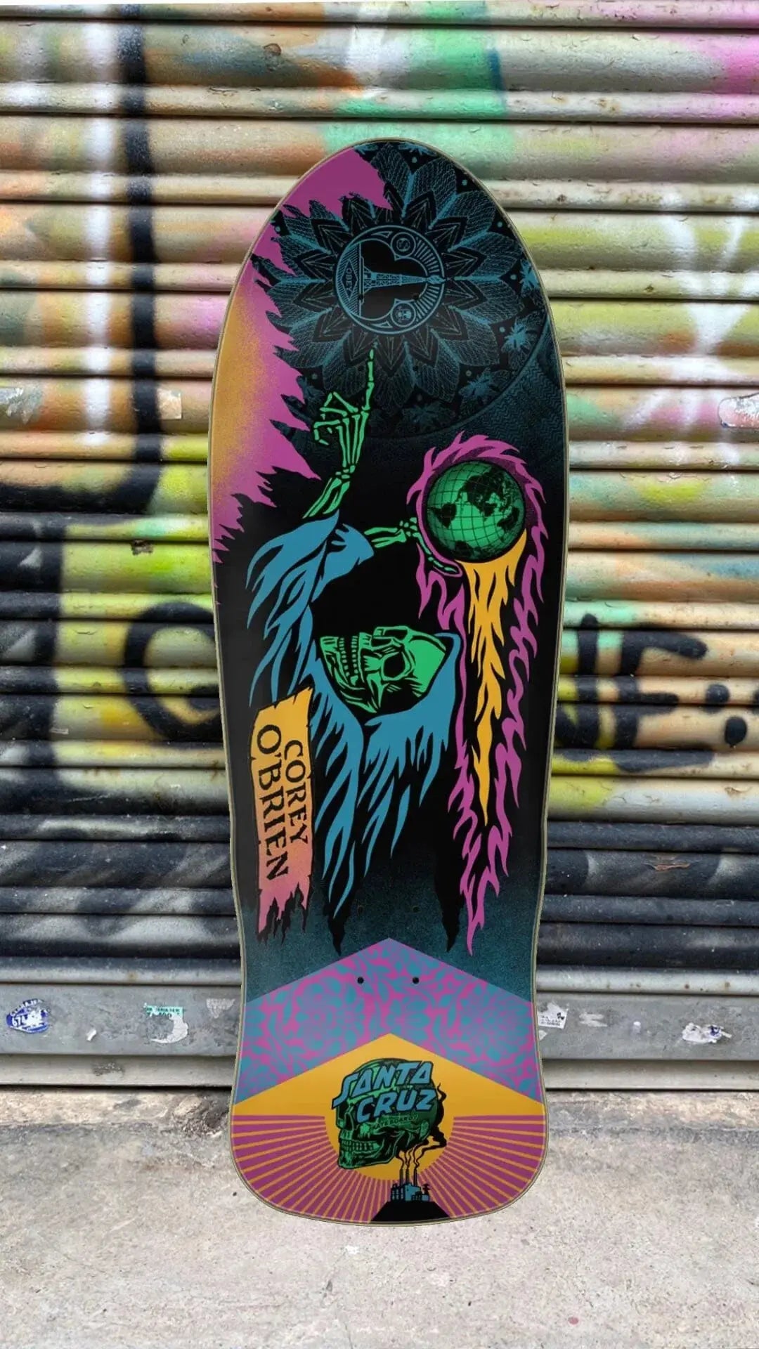 Santa Cruz Obrien Reaper By Shepard Fairey 9.85 Reissue SANTA CRUZ