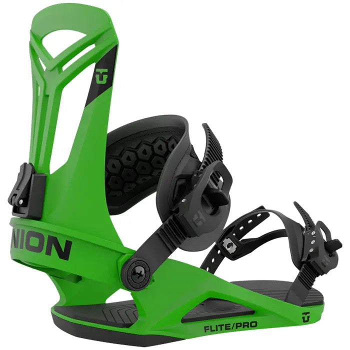 Union Flite Pro Snowboard Bindings- Green UNION