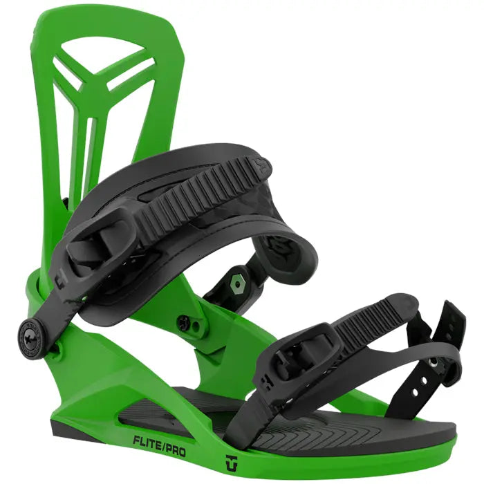 Union Flite Pro Snowboard Bindings- Green UNION