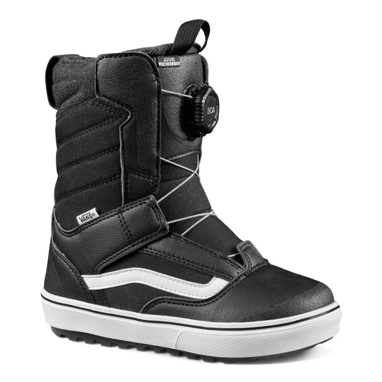 Vans Juvie Junior Linerless Boots - Blk/White VANS