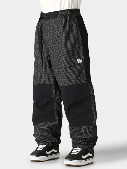 686 2.5L Ghost Snow Pants - Black Grid 686