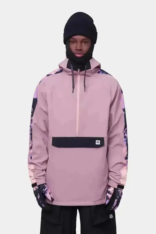686 Anorak Waterproof Hoodie- Mauve 686