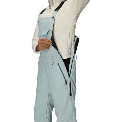 686 Black Magic Bib Snow Pants - Dusty Marine Dobby 686