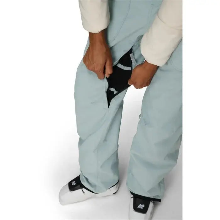 686 Black Magic Bib Snow Pants - Dusty Marine Dobby 686