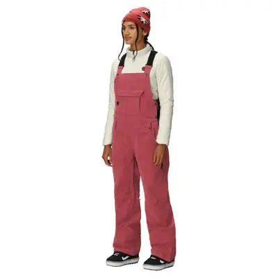 686 Black Magic Bib Snow Pants - Rosewood Corduroy 686