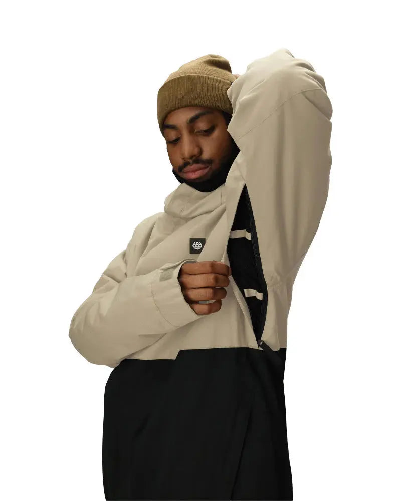 686 Foundation Jacket - Sage Colorblock 686