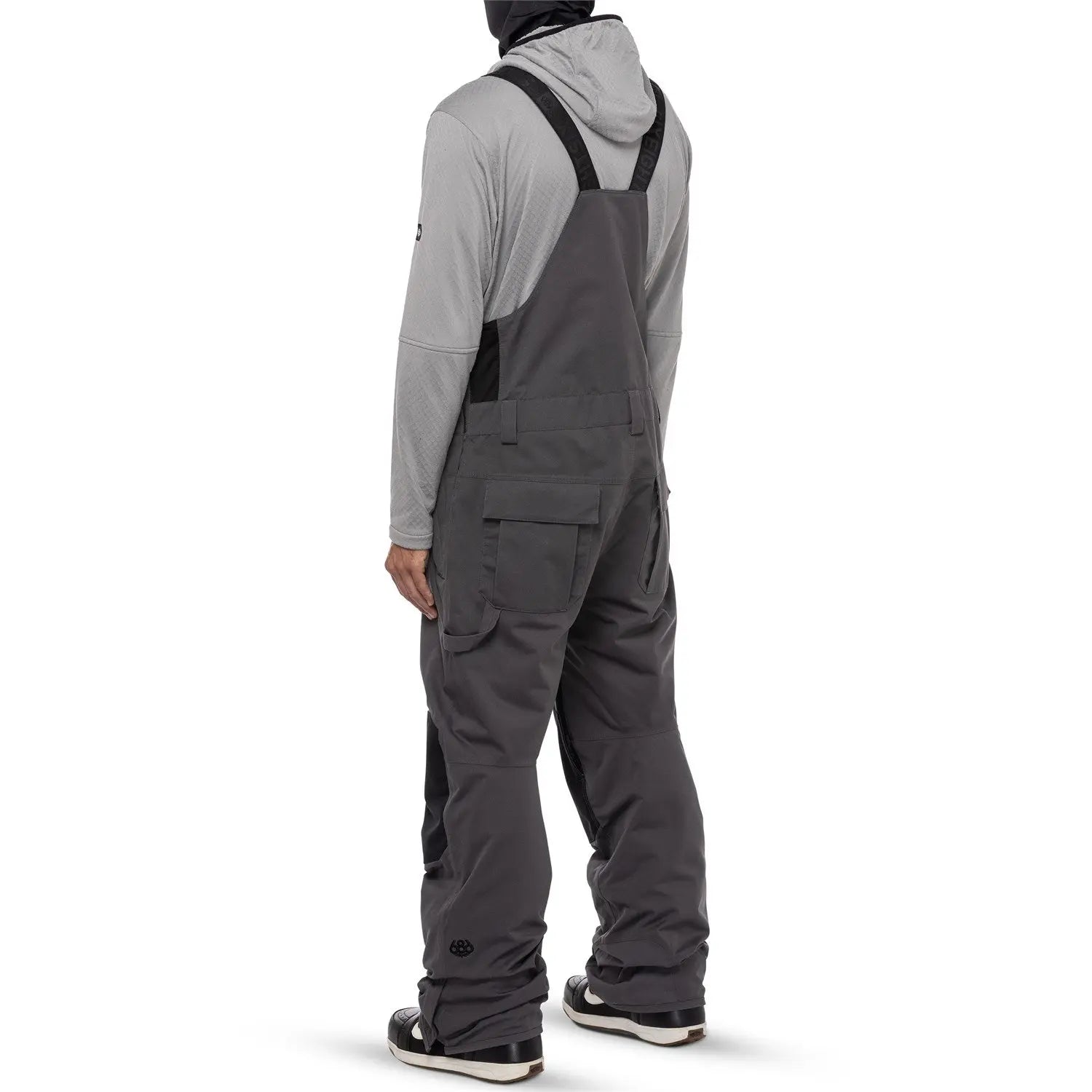 686 Hot Lap Insulated Bib Snow Pants Charcoal