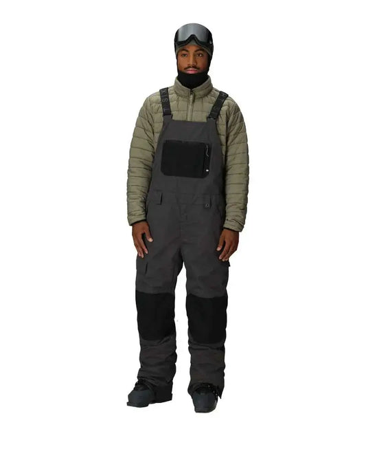 686 Hot Lap Insulated Bib Snow Pants - Charcoal 686