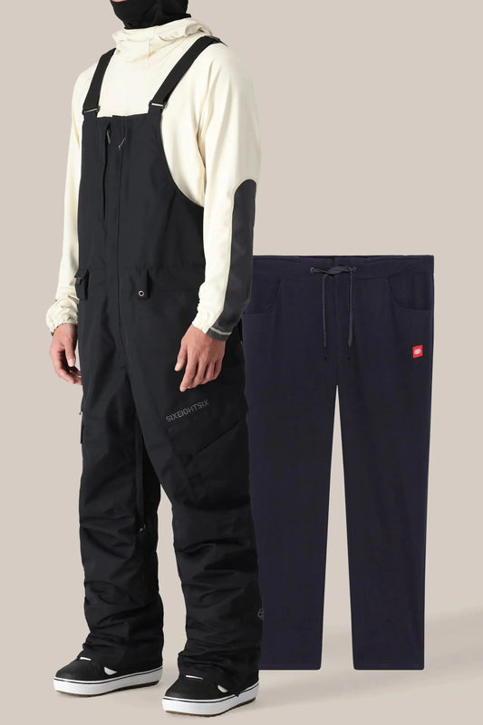 686 Smarty 3-In-1 Cargo Bib Snow Pants - Black 686